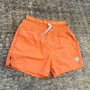 Muchochomalo Men's Orange Swim Shorts size Small